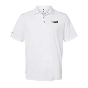 Adidas Performance Polo – White with Sigfusson Northern-CF35552
