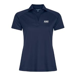 COAL HARBOUR® TECH MESH SNAG  RESISTANT LADIES' POLO - NAVY with KAG Embroidery-CF34644