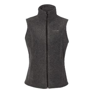 Women’s Benton Springs™ Fleece Vest - Charcoal Heather with Major Drilling 3.25"W-CF33881