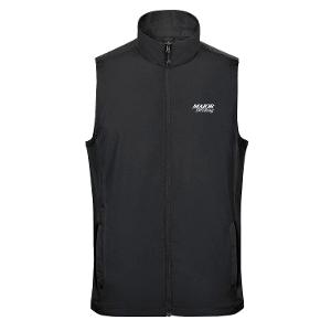 Men's Sierra Lightweight Vest- Black with Major Drilling 3.25"W-CF35318