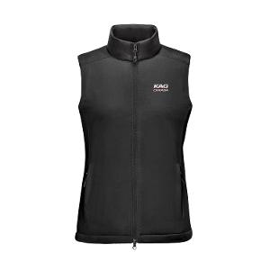 WOMEN'S SIERRA THERMAL VEST - BLACK with KAG Embroidery-CF36872
