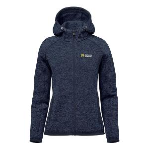WOMEN'S AVALANTE FULL ZIP FLEECE HOODY - NAVY HEATHER with Sigfusson Northern-CF33900