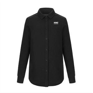 Chalet - Ladies Brushed Flannel Shirt - Charcoal Heather with KAG Embroidery-CF34022