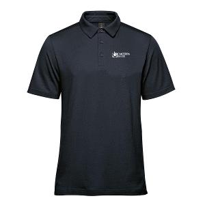 MEN'S NEVADA S/S MICRO PIQUE POLO - MIDNIGHT with Canterra Seeds - Horizontal -CF32594