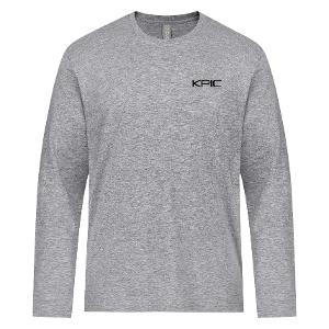ATC 24EVER™ RING SPUNCOTTON LONG SLEEVE TEE –SPORT GREY with KPIC HT 3.5in-CF34966