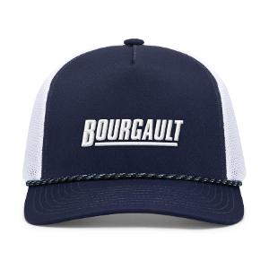 Pacific Headwear Weekender Trucker Cap - Navy/White