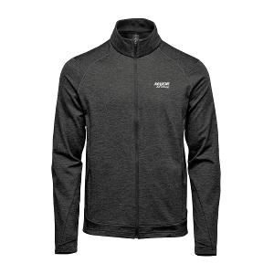 MEN'S TREELINE PERFORMANCE JACKET - BLACK HEATHER with Major Drilling 3.25"W-CF35301