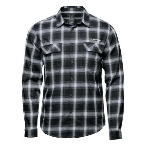 MEN'S CHESAPEAKE L/S SHIRT - BLACK/WHITE PLAID-CF31568