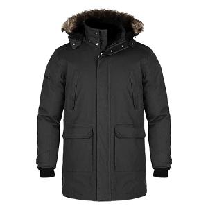 Ultimate - Men's Cold Weather Parka w/ Detachable Hood - Gunmetal with KPIC-CF33719