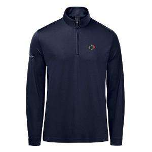 MEN'S MONTEREY 1/4 ZIP PULLOVER- NAVY with CCL-CF35094