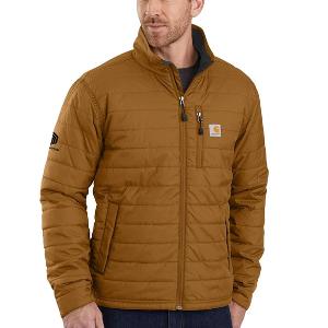 CARHARTT MEN'S Carhartt Gilliam Jacket - CARHARTT BROWN with SeedMaster - Stacked -CF36606