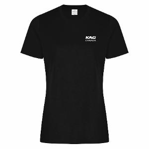 ATC RING SPUN T-SHIRT - LADIES - BLACK with KAG - FusionX-CF33979