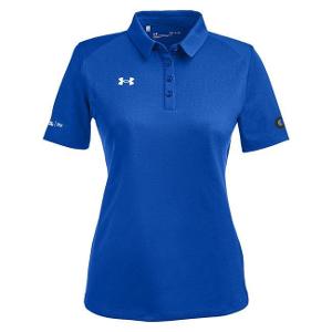 UNDER ARMOUR LADIES' TECH™ POLO - ROYAL with CCL-CF32423