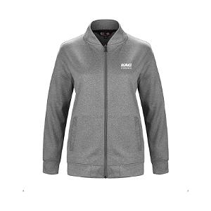 Parkview - Ladies Full-Zip Sweatshirt - Grey with KAG Embroidery-CF33956