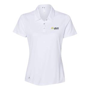 Ladies Adidas Performance Polo – White with Sigfusson Northern-CF35551