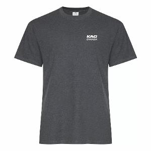 ATC™ EVERYDAY RING SPUN COTTON TEE - DARK HEATHER GREY with KAG - FusionX-CF33980