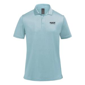 MEN'S MONTEREY S/S POLO - CAROLINA BLUE with Major Drilling 3.25"W-CF35283