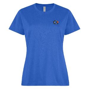 ATC 24EVER™ RING SPUN COTTON LADIES' TEE- RYLBLU with CCL HT 3.5in-CF35070