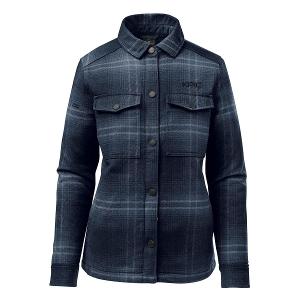 WOMEN'S HIGHLAND SHERPA LINED PLAID JACKET - MIDNIGHT DUSK PLAID with KPIC-CF33710