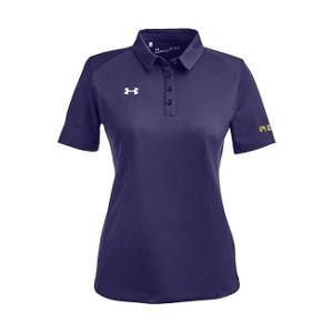 UNDER ARMOUR LADIES' TECH™ POLO - PURPLE with Sigfusson Northern-CF33258