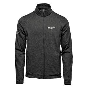 MEN'S TREELINE PERFORMANCE JACKET - BLACK HEATHER with Canterra Seeds - Horizontal -CF33775