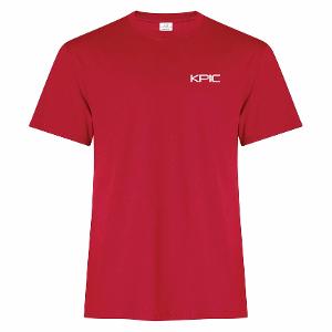 ATC™ EVERYDAY RING SPUN COTTON TEE. RD with KPIC HT 3.5in-CF32301