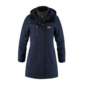Apex - Ladies 3 in 1 Jacket - Navy with Highline Oval - 3.00" Wide -CF34211