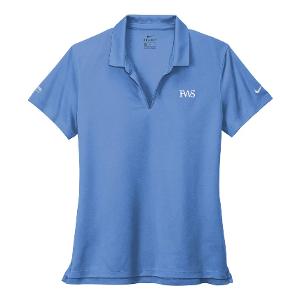 NIKE DRI-FIT MICRO PIQUE 2.0 LADIES' POLO - VALOR BLUE with FWS-CF30065