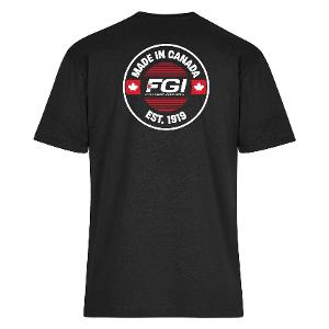 ATC 24EVER™ RING SPUNCOTTON TEE – BLACK with FGI Heat Transfer-CF34762