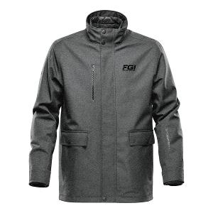 MEN'S MONTAUK SYSTEM JACKET - GRAPHITE HEATHER with FGI - Tone on Tone -CF31179