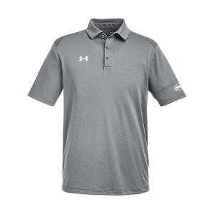 UNDER ARMOUR MEN'S TECH™ POLO - CASTLEROCK GRAY with Bourgault One Color - 2024-CF32940