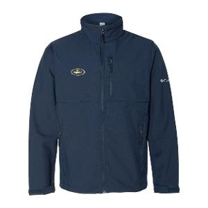 Men's Ascender™ Soft Shell Jacket - Collegiate Navy with Highline Oval - 3.00" Wide -CF34240