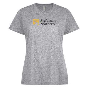 ATC 24EVER™ RING SPUNCOTTON LADIES TEE – SPORT GREY with Sigfusson Northern - Heat Transfers-CF35544
