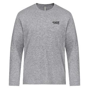 ATC 24EVER™ RING SPUNCOTTON LONG SLEEVE TEE –SPORT GREY with Major Drilling - 3.5" Heat Transfer-CF35272