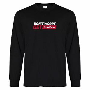 ATC™ EVERYDAY RING SPUN COTTON LONG SLEEVE TEE BK with Don't Worry Get Macdon -CF31083