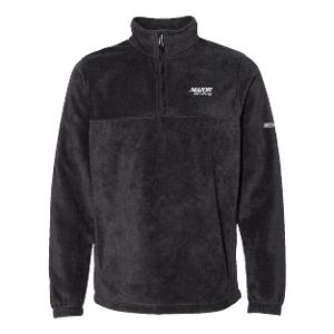 STEENS MOUNTAIN™  HALF ZIP FLEECE PULLOVER - BLACK with Major Drilling 3.25"W-CF35345