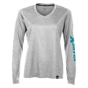 URBAN NORTH LADIES' LONG SLEEVE T-SHIRT ASH GREY