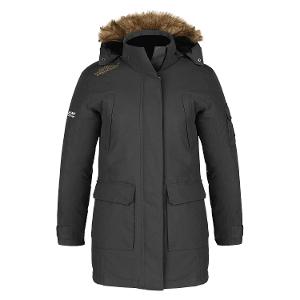 Ultimate - Ladies Cold Weather Parka w/ Detachable Hood - Gunmetal with Major Drilling 3.25"W-CF33861