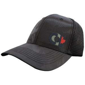 URBAN NORTH BLACK CAMO CAP - BLACK with CCL-CF30156