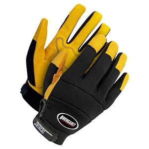 Mechanics Glove Grain Goatskin Palm Yellow - Unlined