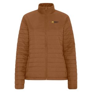 CH ESSENTIAL® GO TO PUFFY LADIES' JACKET- Saddle Brown with Sigfusson Northern-CF35606