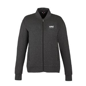 Parkview - Ladies Full-Zip Sweatshirt - Charcoal with KAG Embroidery-CF33958