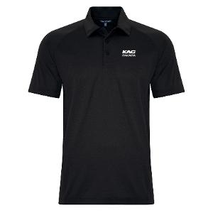 COAL HARBOUR® TECH MESH SNAG RESISTANT POLO - BLACK with KAG Embroidery-CF34637