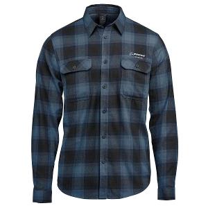 MEN'S CHESAPEAKE L/S SHIRT - BLUE PLAID-CF31570