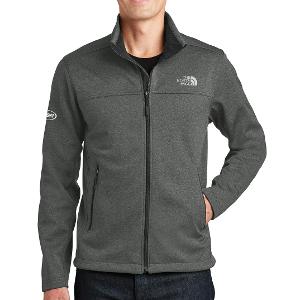 The North Face® Chest Logo Ridgewall Soft Shell Jacket - TNF Dark Grey Heather with Bourgault One Colour- Porter-CF36220