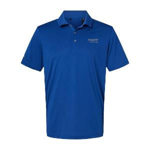 Adidas Performance Polo –  Royal with Major Drilling 3.25"W-CF35327