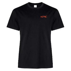ATC™ EVERYDAY RING SPUN COTTON TEE. BK with KPIC HT 3.5in-CF32297
