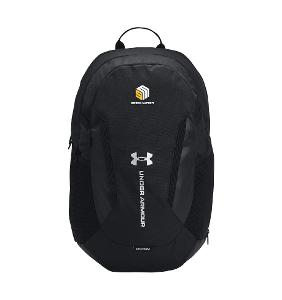 UNDER ARMOUR HUSTLE BACKPACK 6.0 - BLACK with SeedMaster - Medium -CF34339