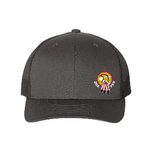 YUPOONG CLASSICS SIX-PANEL RETRO TRUCKER CAP CHBK with Sigfusson Northern 208 PSN - 2.75 IN-CF34736