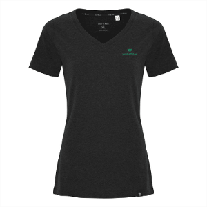 Urban North Ladies' T-Shirt - Black Heather with Winpak-CF36990